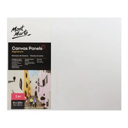MONT MARTE CANVAS PANELS 20.3 x 25.4cm Pack2